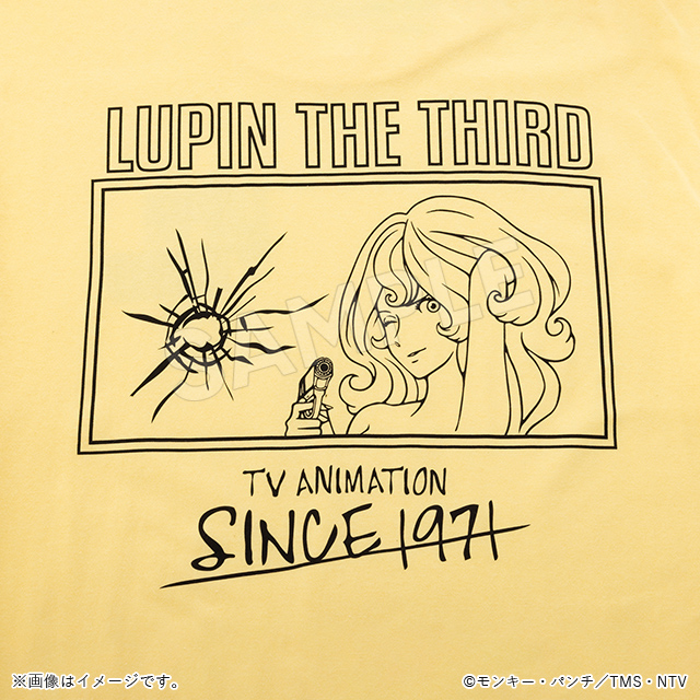 Tシャツ 不二子 ライトイエロー