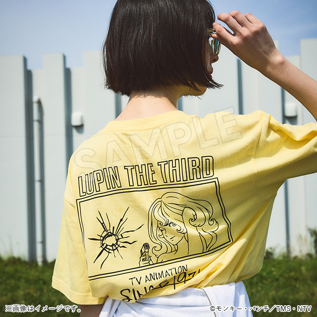 Tシャツ 不二子 ライトイエロー