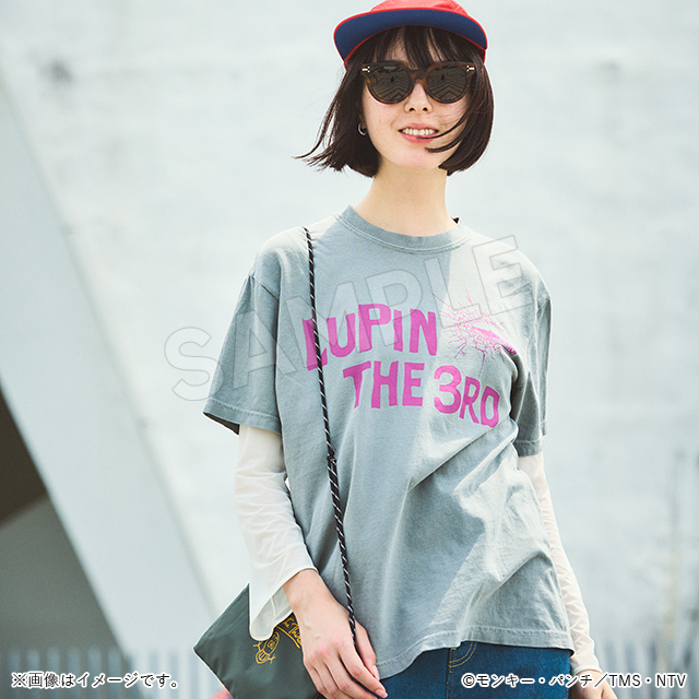 Tシャツ LUPIN THE 3RD グレー