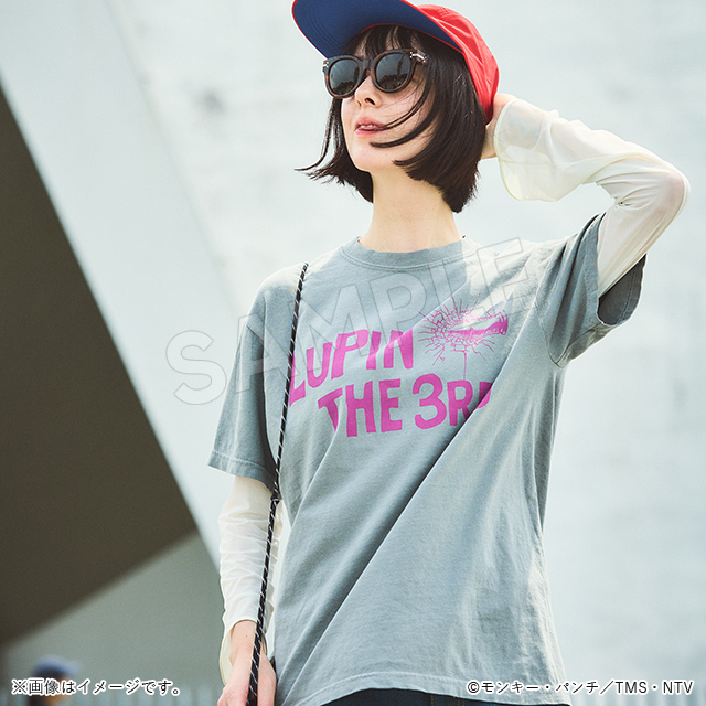 Tシャツ LUPIN THE 3RD グレー