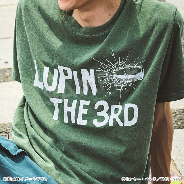 Tシャツ LUPIN THE 3RD グリーン