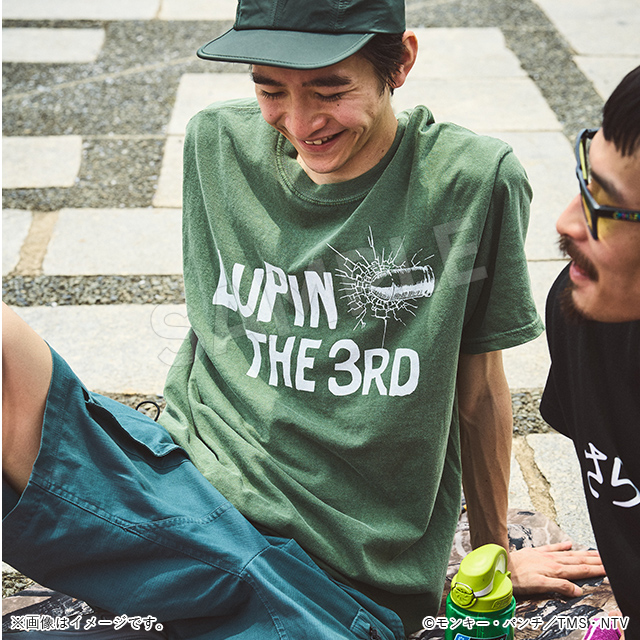 Tシャツ LUPIN THE 3RD グリーン