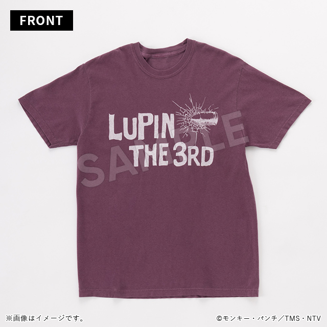 Tシャツ LUPIN THE 3RD ワインレッド