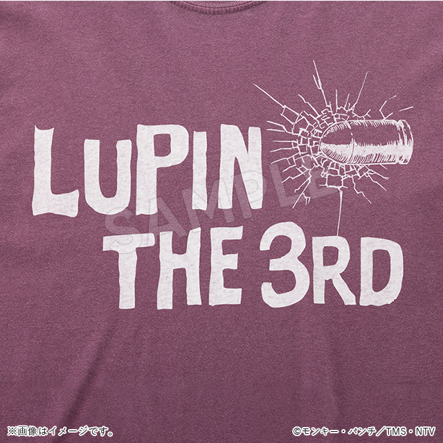 Tシャツ LUPIN THE 3RD ワインレッド
