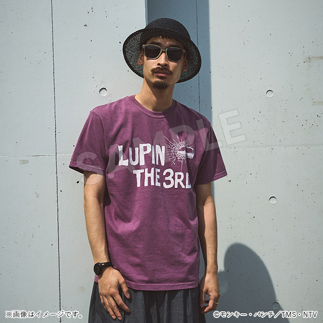Tシャツ LUPIN THE 3RD ワインレッド