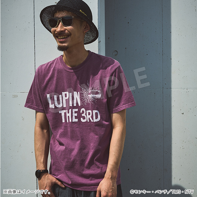 Tシャツ LUPIN THE 3RD ワインレッド