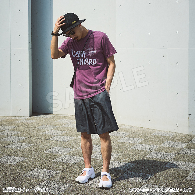 Tシャツ LUPIN THE 3RD ワインレッド