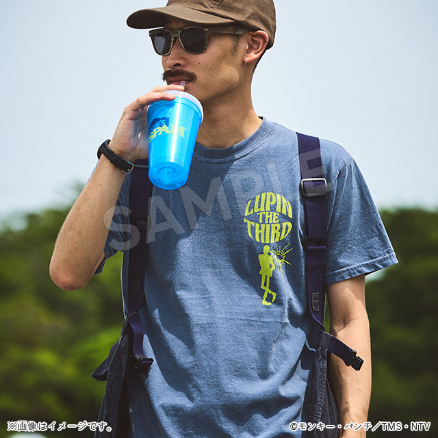 Tシャツ ルパン ブルー