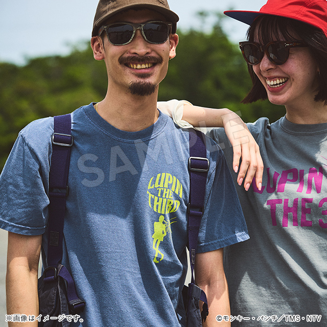 Tシャツ ルパン ブルー