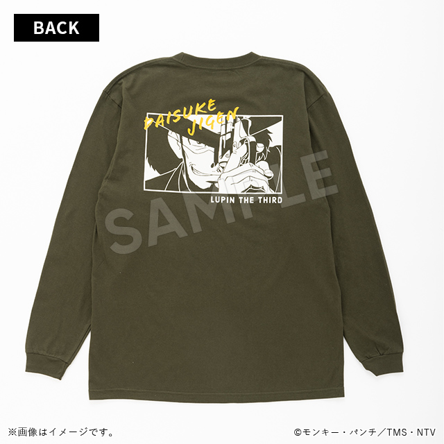 長袖Tシャツ　次元　アーミーグリーン