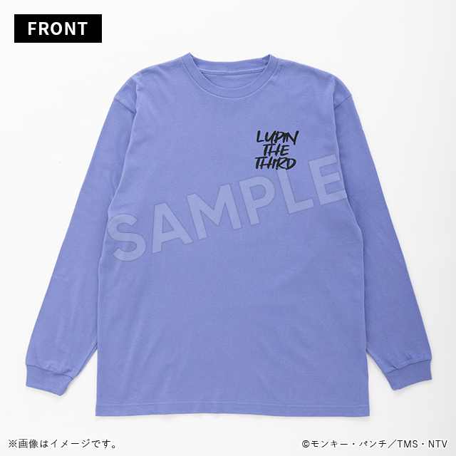 長袖Tシャツ　ルパン&次元　ダスティブルー