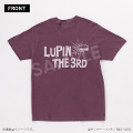 ルパン三世　半袖Tシャツ LUPIN THE 3RD ワインレッド／Apparel Edition